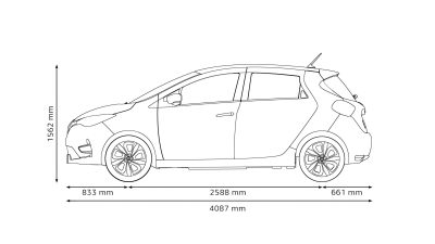 Renault ZOE - Mál á hlið