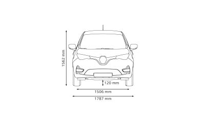 Renault ZOE - Mál framan