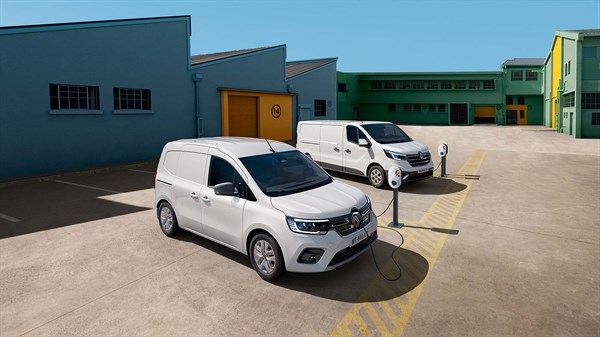 charging at work - Renault Kangoo Van