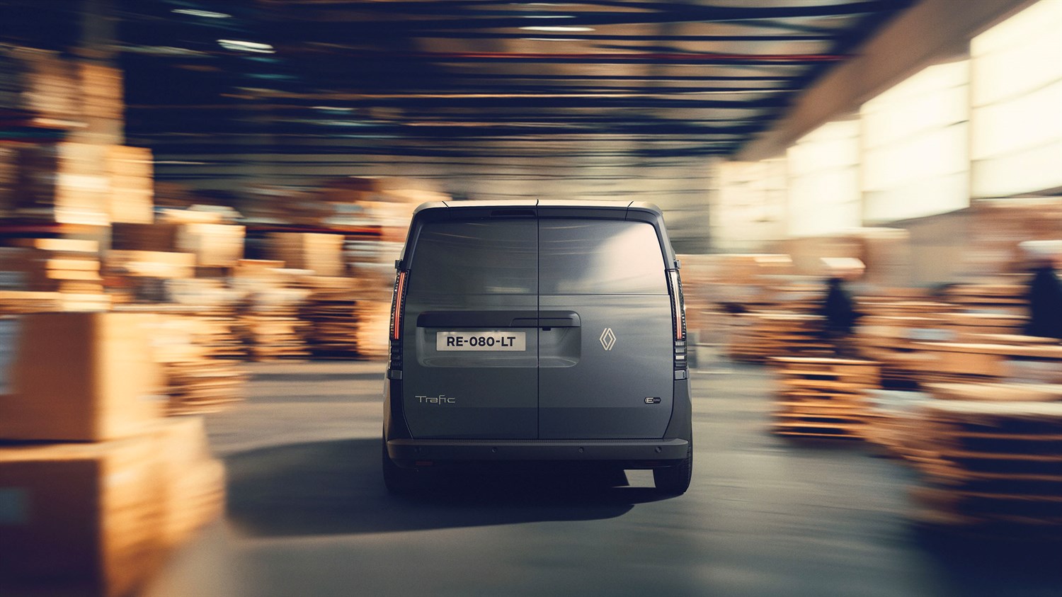 new Renault Trafic Van E-Tech electric - smartly designed load space