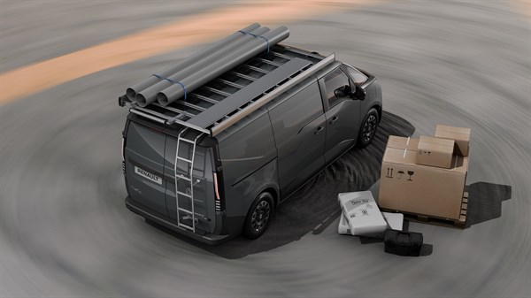 new Renault Trafic Van E-Tech electric - complete roof rack