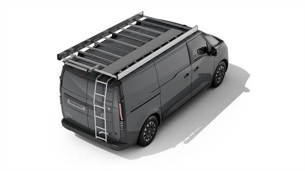 new Renault Trafic Van E-Tech electric - aluminium walkway