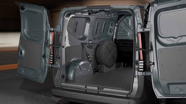 new Renault Trafic Van E-Tech electric - spare tyre mounting kit