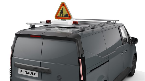 new Renault Trafic E-Tech electric - LED warning triangle