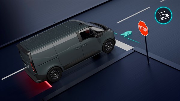 new Renault Trafic Van E-Tech electric - hill start assist
