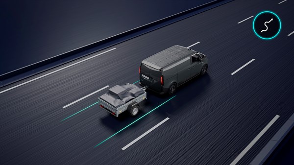 new Renault Trafic Van E-Tech electric - trailer stability assist