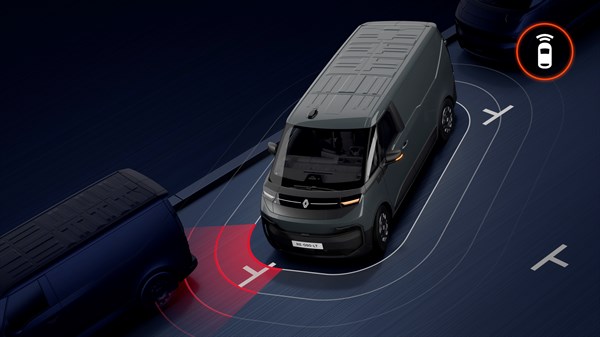new Renault Trafic Van E-Tech electric - front and rear parking assist