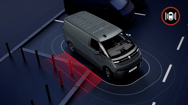Renault Trafic Van E-Tech electric - side park assist