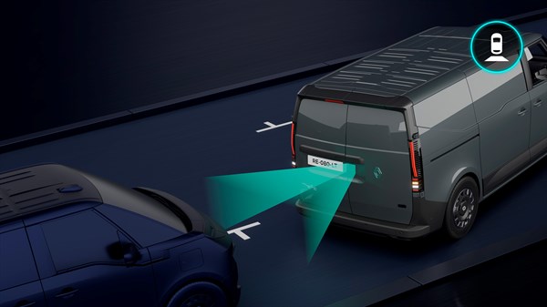 Renault Trafic Van E-Tech electric - rear view camera
