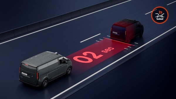 new Renault Trafic Van E-Tech electric - distance warning