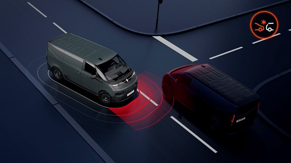 new Renault Trafic Van E-Tech electric - active emergency braking