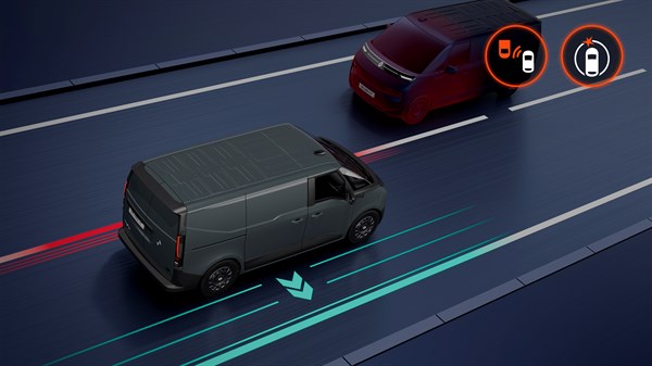 new Renault Trafic Van E-Tech electric - lane keeping assist