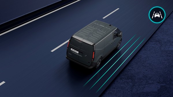 new Renault Trafic Van E-Tech electric - road edge detection