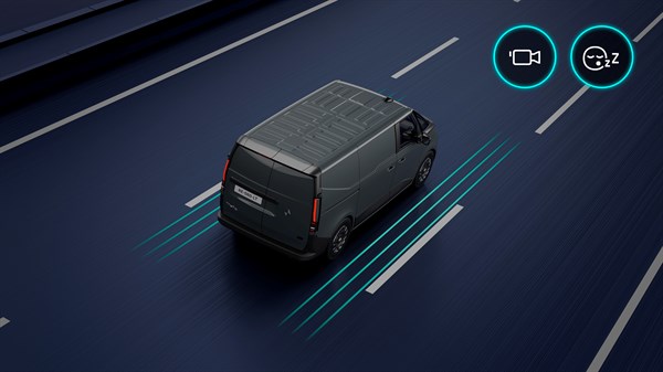 new Renault Trafic Van E-Tech electric - driver safety monitoring