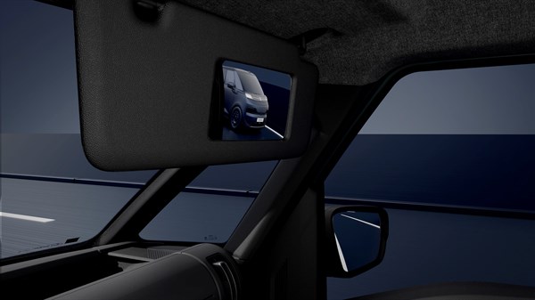 new Renault Trafic Van E-Tech electric - wide-angle rearview mirror