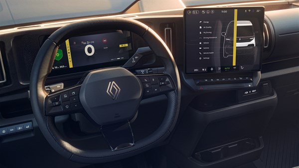 new Renault Trafic Van E-Tech electric - a platform open to business-specific developments