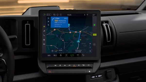 new Renault Trafic Van E-Tech electric - DAB multimedia system with Google built-in