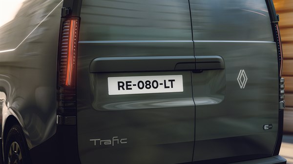 new Renault Trafic Van E-Tech electric - 3D-mótuð afturljós