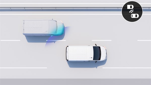 blindblettaviðvörun - Renault Trafic