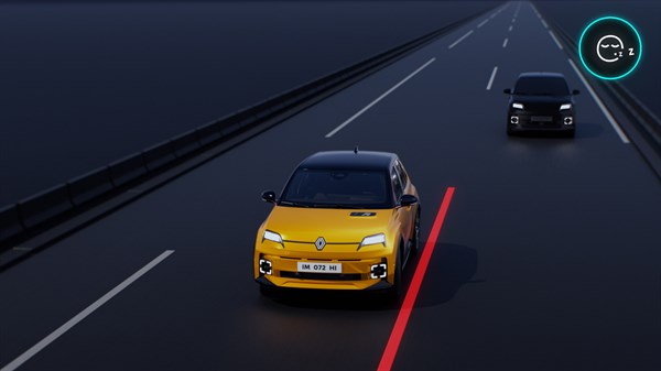 driver attention alert - Renault 5 E-Tech electric