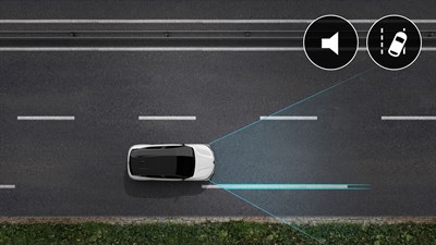 Renault Megane E-Tech 100% electric - lane departure warning